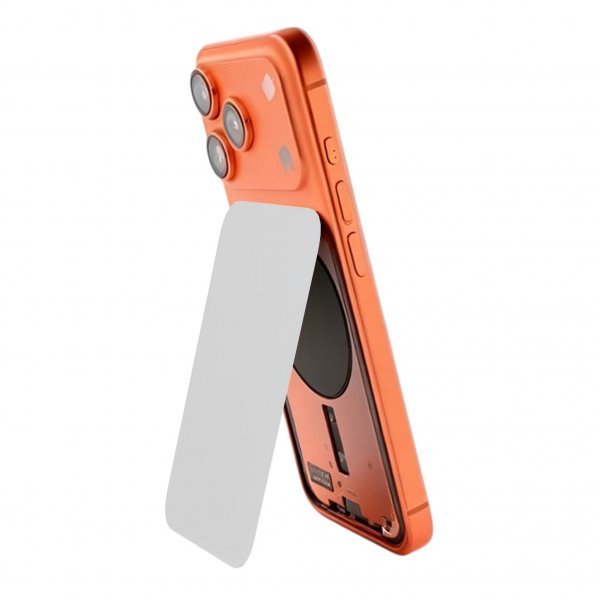 Bagside Glas Original til iPhone 17 Pro - Sølv