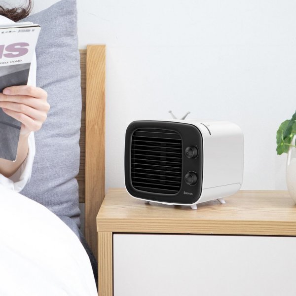 Baseus Blæser Time Desktop Air Cooler Blå Hvid