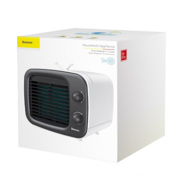 Baseus Fläkt Time Desktop Air Cooler Sort Hvid