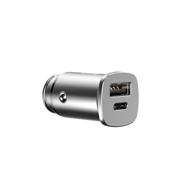 Baseus Billader PPS 30W Type-C & USB-A Sølv