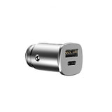 Baseus Billader PPS 30W Type-C & USB-A Sølv