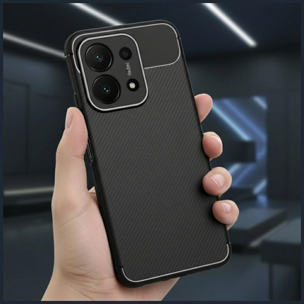 Beline Xiaomi Redmi 15C Cover Carbon Armor Sort