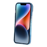 iPhone 13/iPhone 14 Cover Udklappeligt Stativ MagSafe Stribet Blå
