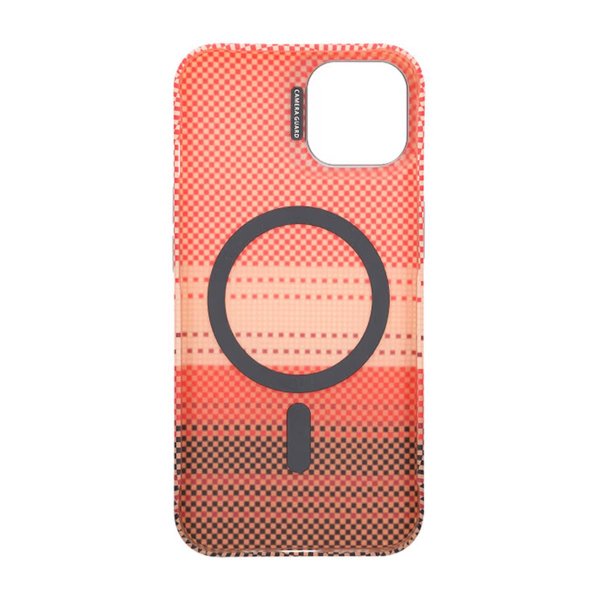 iPhone 13/iPhone 14 Cover Udklappeligt Stativ MagSafe Orange