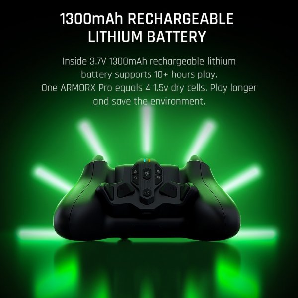 BIGBIG WON ARMOR-X Pro Bagsiderknapmodul til Game Controller Sort