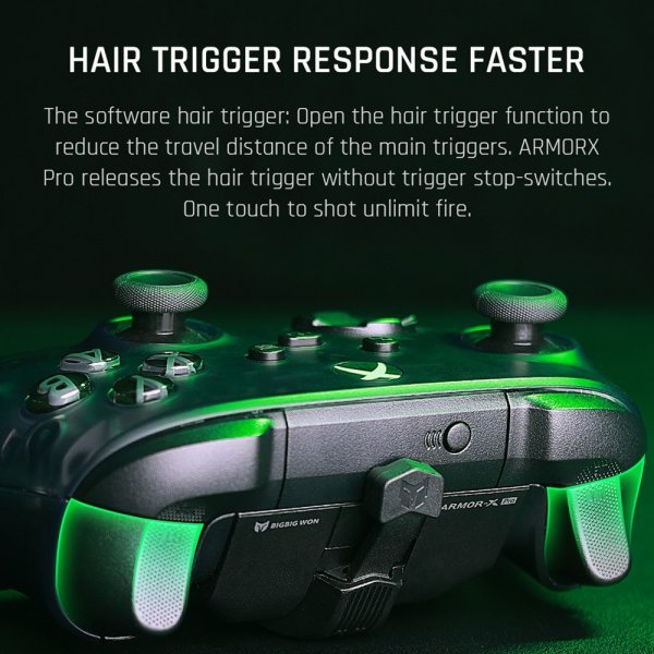 BIGBIG WON ARMOR-X Pro Tilbageknapmodul til Gamecontroller Hvid