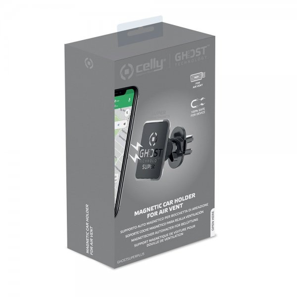 Celly Bilholder Magnetisk med Luftventilbeslag GHOSTSUPERPLUS