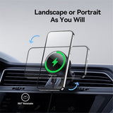 Baseus Bilholder MagPro Series Magnetic Wireless Charging Car Mount 15W MagSafe