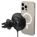 Spigen Bilholder med trådløs opladning OneTap Pro 3 CryoMax MagFit Air Vent