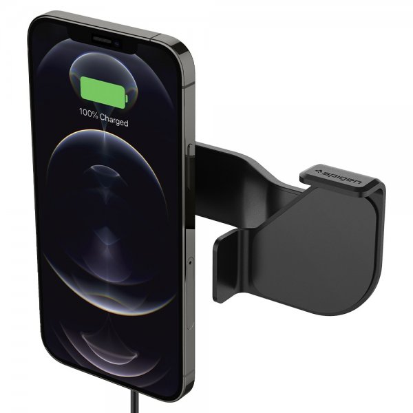 Spigen Bilholder med Opladning OneTap Pro Wireless Screen Car Mount Tesla MagFit