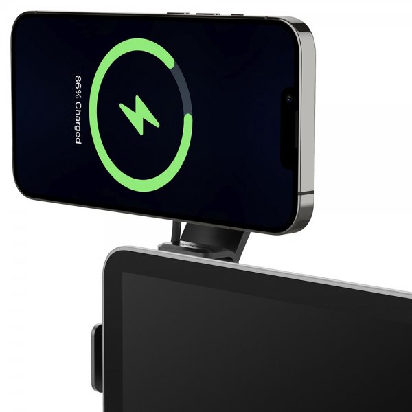 Spigen Bilholder med Opladning OneTap Pro Wireless Screen Car Mount Tesla MagFit