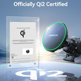 Joyroom Bilholder Qi2 15W Magnetisk Trådløs Bilopladerholder