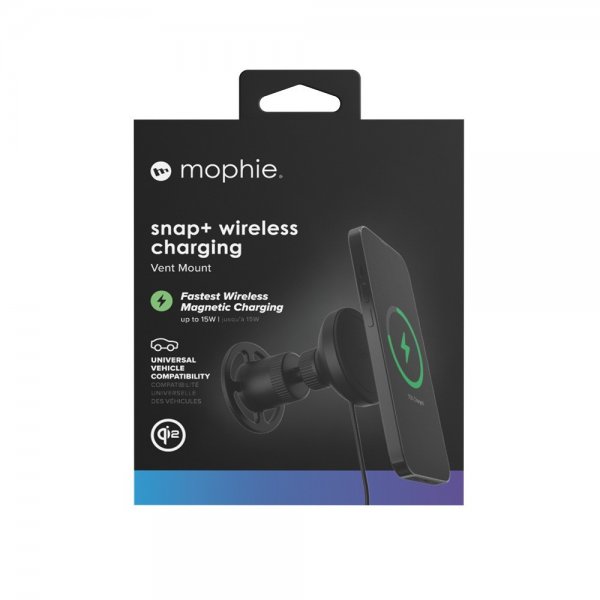 Mophie Bilholder Snap+ Wireless Charging Vent Mount MagSafe
