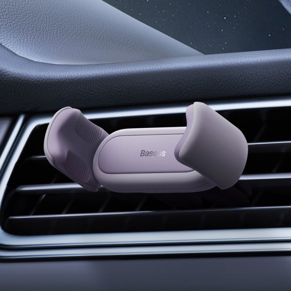 Baseus Bilholder Steel Cannon 2 Air Outlet Car Mount Lilla