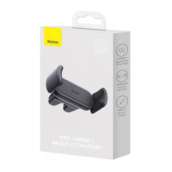 Baseus Bilholder Steel Cannon 2 Air Outlet Car Mount Sort