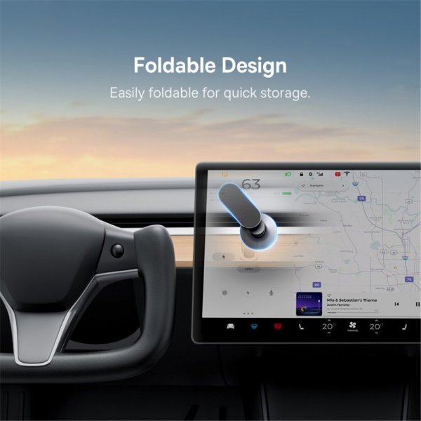 Baseus Bilholder T-Space Series Folding Tesla Mount Telefonholder MagSafe