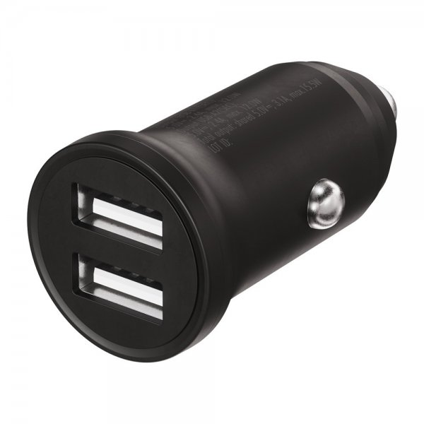 X2O Billader 2x12W USB-A Sort