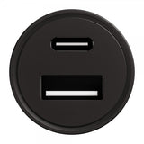 X2O Billader 30W Dual USB-C/USB-A GaN Sort