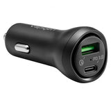 Spigen Biloplader F31QC USB-C PD 30W Sort