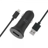 Xqisit Billader med Lightning-kabel 1m 12W Sort