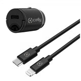 Celly Billader med Lightning-kabel CCMINILIGHT 20W Hvid