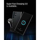 Spigen Biloplader PowerArc ArcStation Dual Port 75W Sort