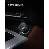 Spigen Biloplader PowerArc ArcStation Dual Port 75W Sort