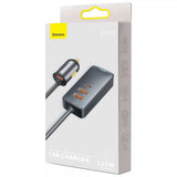 Baseus Biloplader Share Together 120W 3 USB-A & 1 USB-C Sort