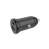 Gear Biloplader USB-C PD 30W + USB-A QC18W Sort