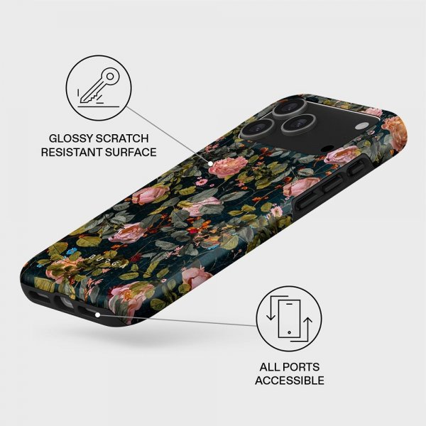 Burga iPhone 17 Pro Cover Tough MagSafe Bloomy Garden
