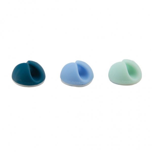 Bluelounge CableDrop Mini Ombre - 9-pak Blå