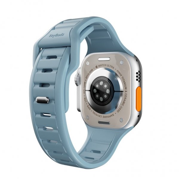 KeyBudz Apple Watch 44/45/46mm/Apple Watch Ultra Armbånd Journey Tidal Blue