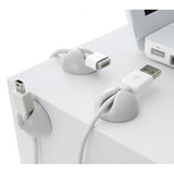Bluelounge CableDrop Selvklæbende holder til kabler 6-pak Hvid