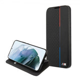 BMW Samsung Galaxy S22 Cover Triangle Pattern & Tricolor Stripe Sort