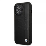 BMW iPhone 14 Pro Max Cover Big Logo Stripe Sort