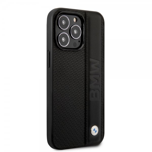 BMW iPhone 14 Pro Max Cover Big Logo Stripe Sort