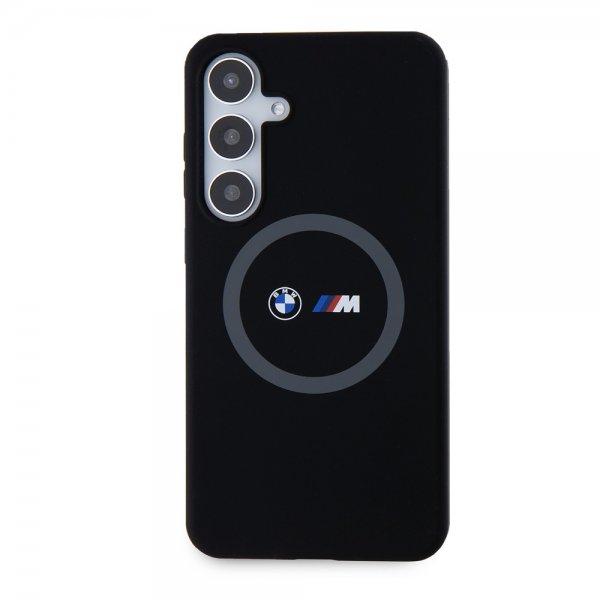 BMW Samsung Galaxy S24 Plus Cover Trykte Logoer MagSafe Sort