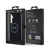 BMW Samsung Galaxy S24 Plus Cover Trykte Logoer MagSafe Sort