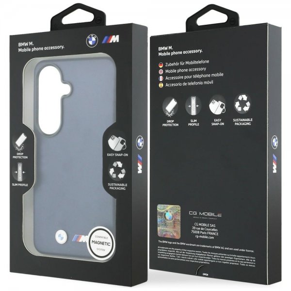 BMW Samsung Galaxy S26 Cover M Logo MagSafe Blå