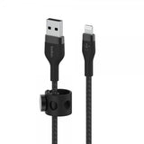 Belkin BOOST CHARGE USB-A til LTG_Flettet Silikone 1m Sort