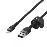 Belkin BOOST CHARGE USB-A til LTG_Flettet Silikone 1m Sort