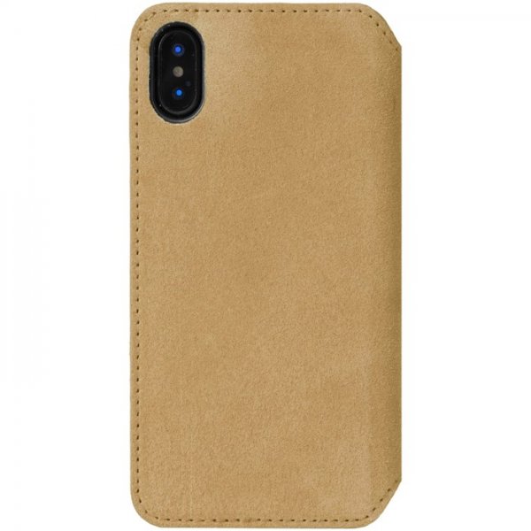 Krusell iPhone Xs Max Cover Broby Cognac