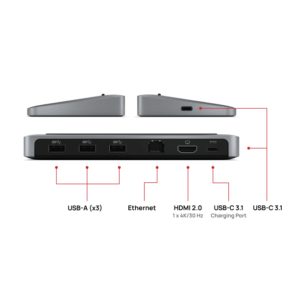 Brydge Stone II USB-C Multiport Hub Single Display