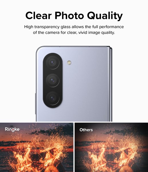 Ringke Samsung Galaxy Z Fold 5 Kamera Beskyttelseglas 2-pak