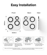 Ringke iPhone 15 Pro Max Kamerabeskyttelse Kamera Beskyttelsesglas 2-pak