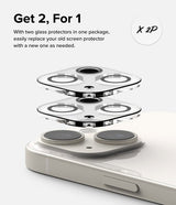 Ringke iPhone 15/iPhone 15 Plus Kamerabeskyttelse Camera Protector Glass 2-pak