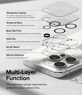 Ringke iPhone 15 Pro Kamerabeskyttelse Kamera Protector Glas 2-pak