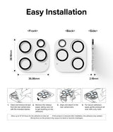 Ringke iPhone 15 Pro Kamerabeskyttelse Kamera Protector Glas 2-pak