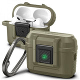 Spigen AirPods Pro 2 Cover Lock Fit Vintage Khaki