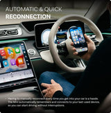 Ottocast Mini Trådløs Apple CarPlay/Android Auto Adapter